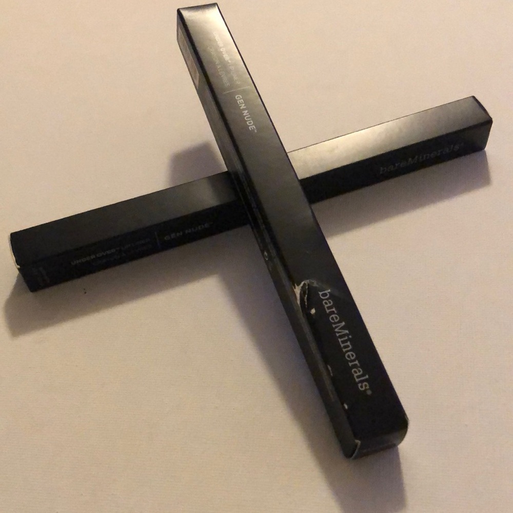 Bare Minerals 2 pair GEN NUDE UNDER OVER LIP LINER